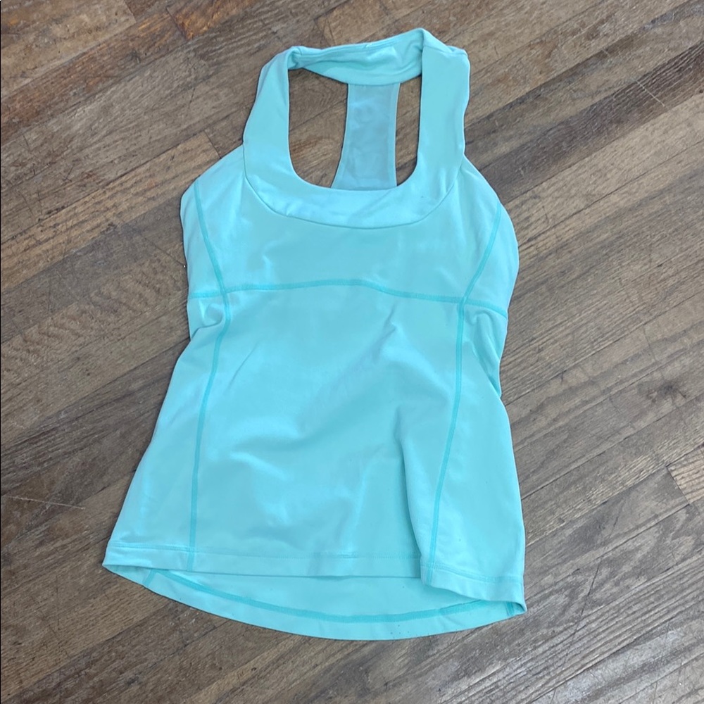 Lululemon Athletica Light Blue Muscle Tee
